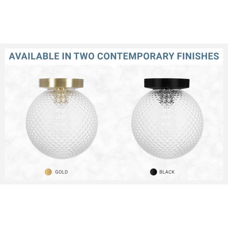 Kenroy Home Prismatic 1-Light Flush Mount