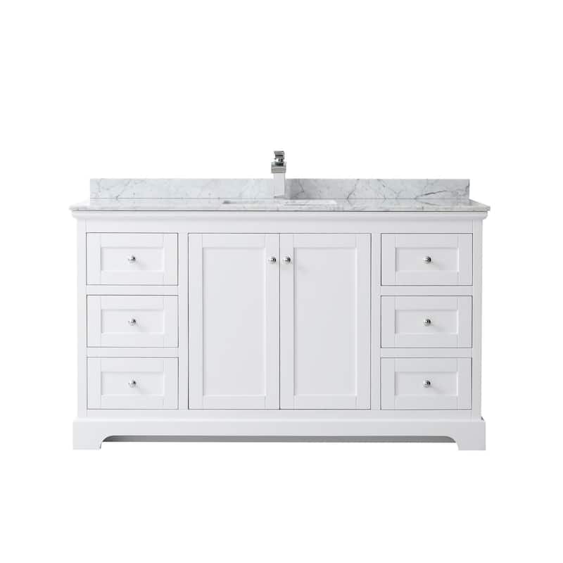 Wyndham Collection Avery 60" Free Standing Single Basin Vanity Set
