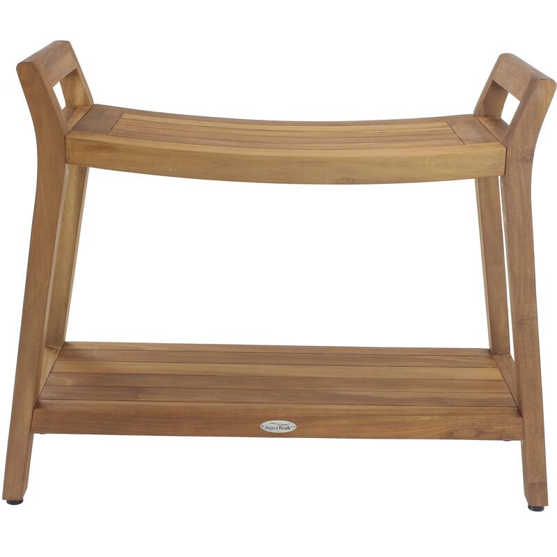 Patented Asia Ascend Teak Shower Bench