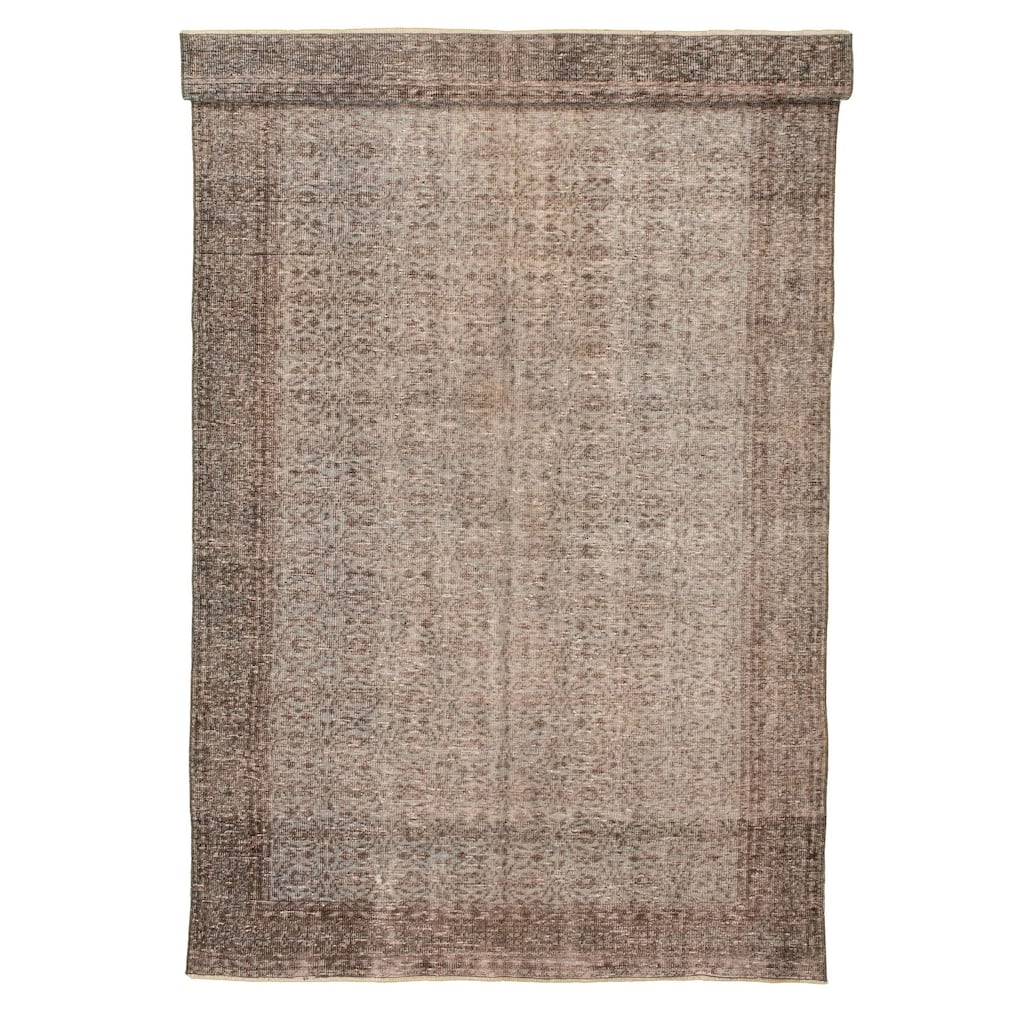 ECARPETGALLERY Hand-knotted Color Transition Teal Wool Rug - 6'3 x 10'6