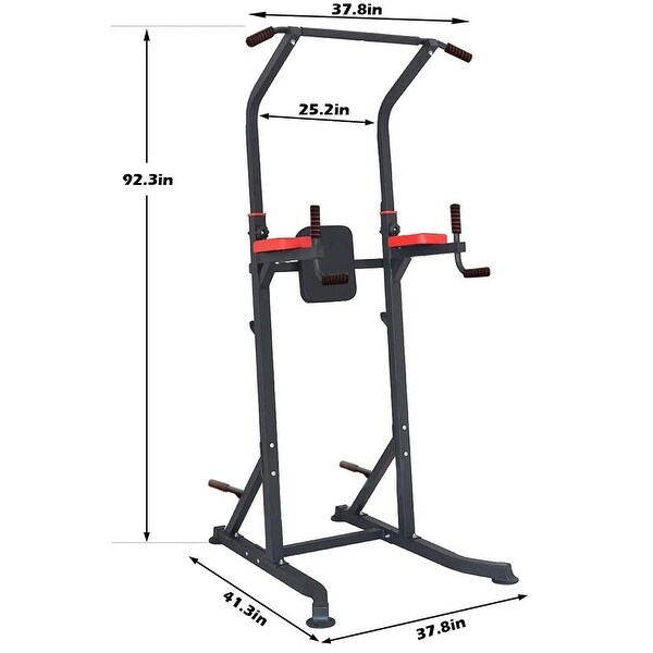 Pull up dip station dimensions top