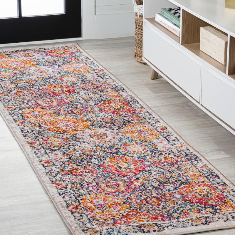 JONATHAN Y Minori Persian Boho Vintage Trellis Area Rug