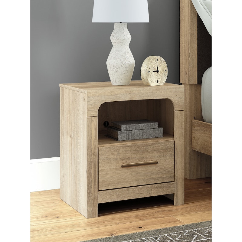 Signature Design by Ashley Prandefort Light Brown Nightstand