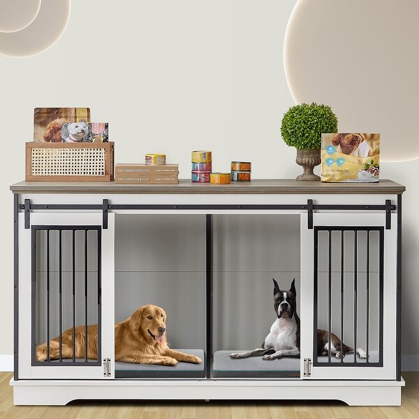 Tv stand dog cage cheap