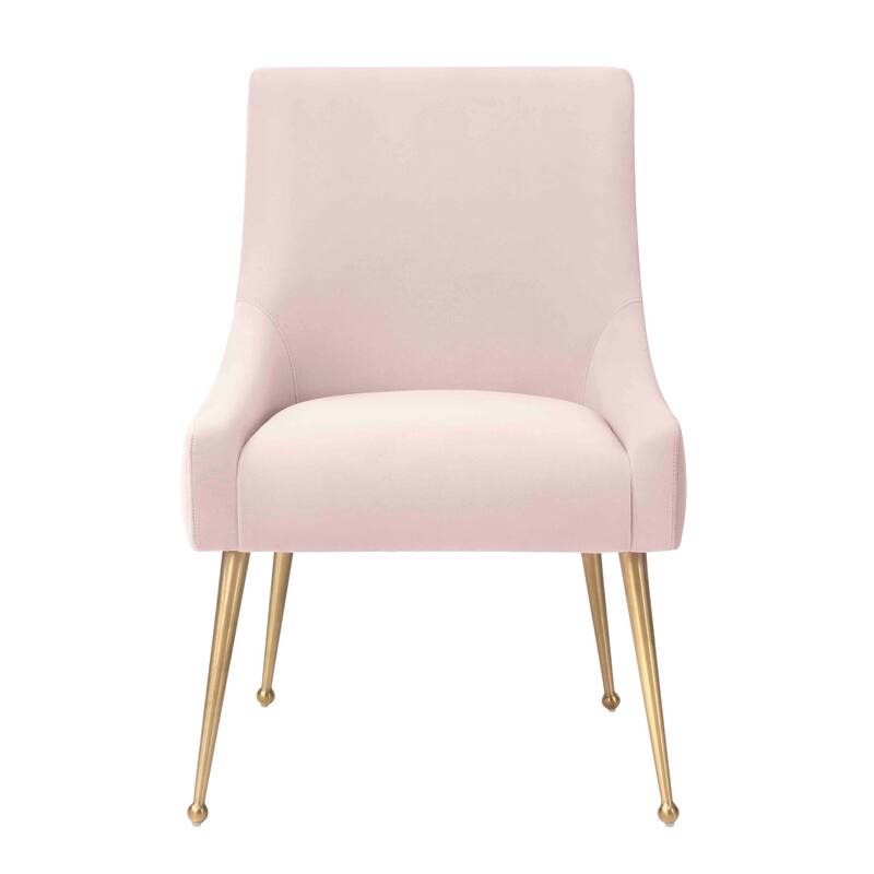Irina Dining Chair Velvet Side Chair with Stainless Steel Leg