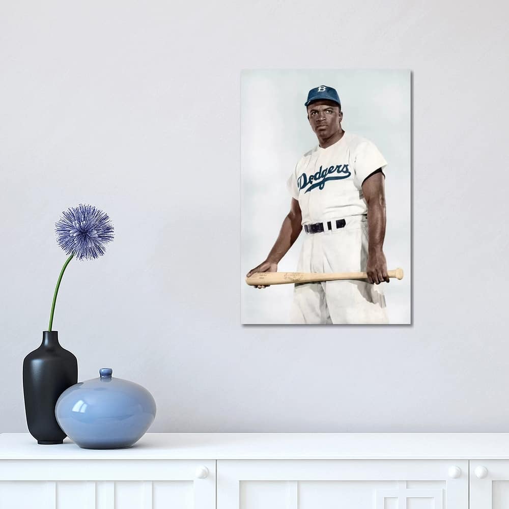 iCanvas "Jackie Robinson (1919-1972)" by Granger Canvas Print