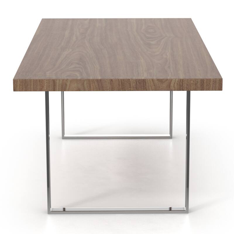 Jordan-2 - 63" Walnut Rectangle Dining Table