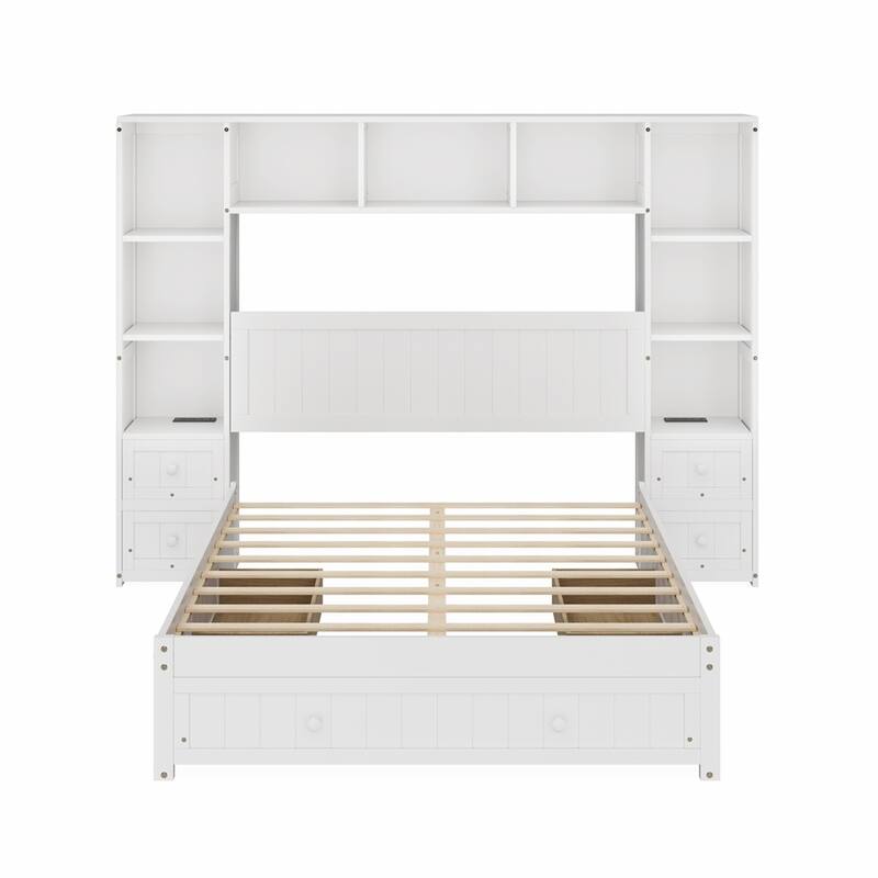 Multi-Functional Captain Bed Frame with 3 Drawers