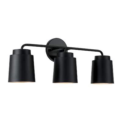 Pratt 3-Light Vanity - 24.5"W x 9.5"H x 6.25"E