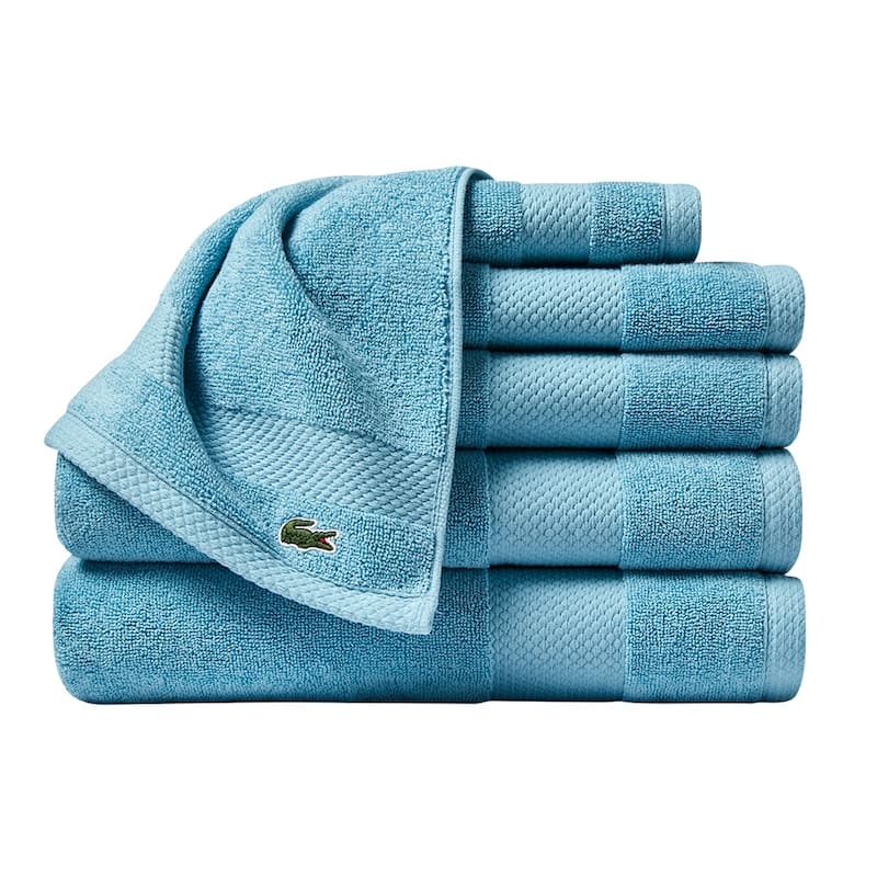 Lacoste Heritage Supima 100% Cotton 6 Piece Towel Set