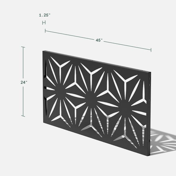 dimension image slide 8 of 15, Veradek Plastic Black Screen Panel