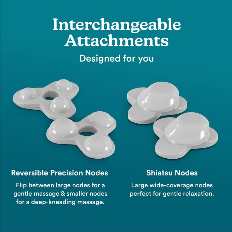 Homedics ModMassge Shiatsu Foot Massager with Interchangeable Attachments and Adjustable Intensity - N/A