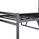 preview thumbnail 9 of 8, Twin Size Metal Platform Bed Frame with Wave-Style Headboard, Durable Quiet Support System