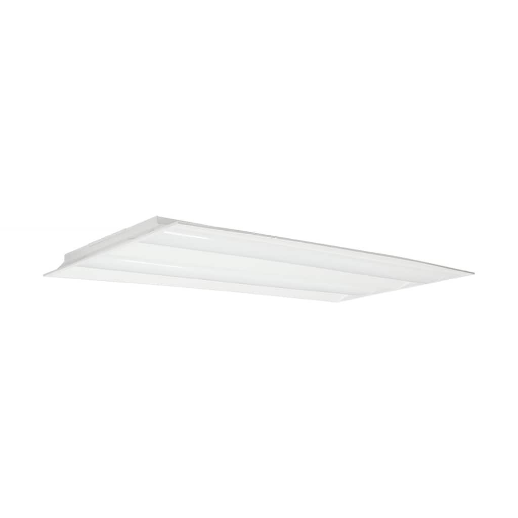 2X4 Double Basket LED Troffer Fixture Wattage CCT Lumens Selectable