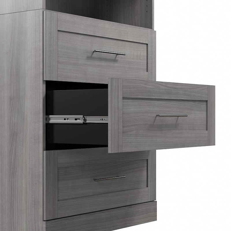 Pur 86W Closet Organization System with Drawers by Bestar - 86"