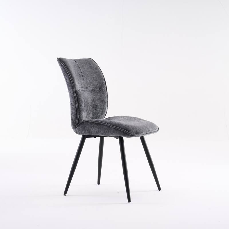 Dining Chairs Set of 2, Armless Kitchen Chairs, Soft Cushion