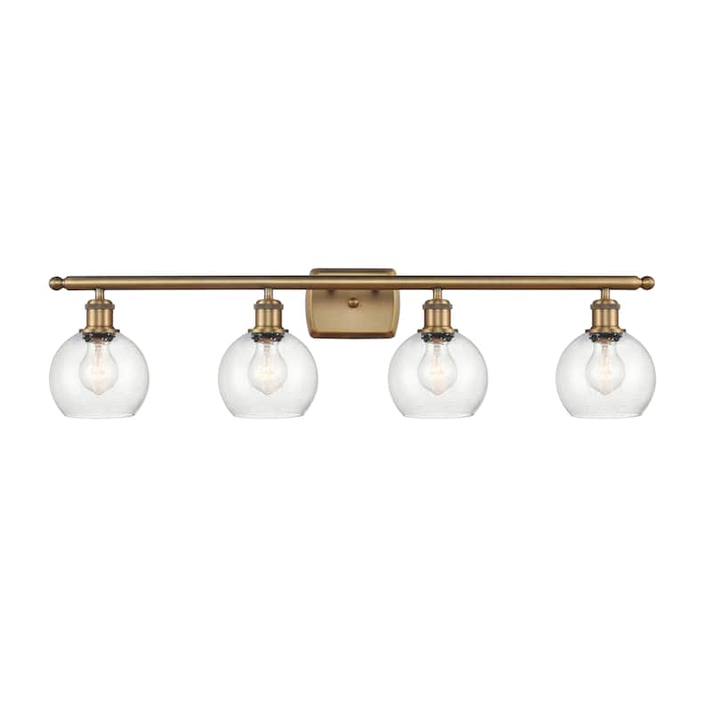 Innovations Lighting Athens - 4 Light 36" Bath Vanity Light - 6" Shade