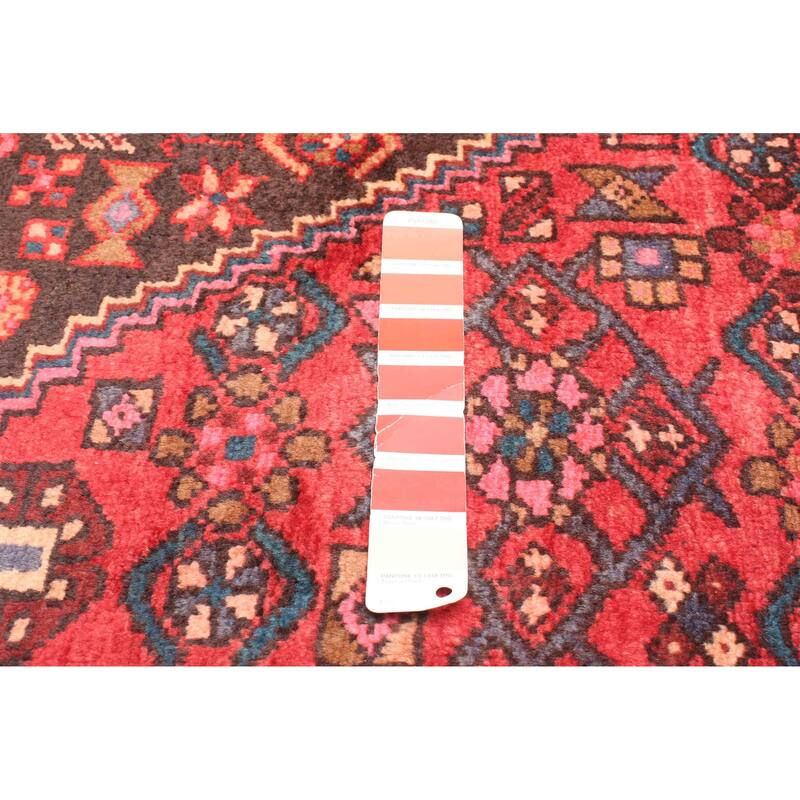 ECARPETGALLERY Hand-knotted Andelz Red Wool Rug - 4'5 x 7'5