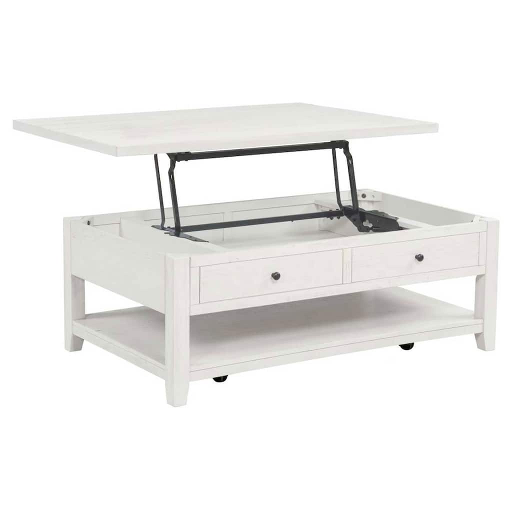 Payne 48-inch Mobile Lift Top Coffee Table - 48" x 28.25" x 18.25"