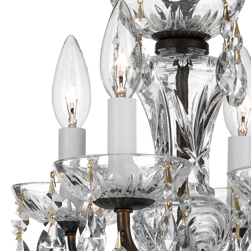 Crystorama Lighting Group Traditional Crystal 4 Light 11" Wide