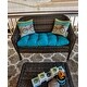 Blazing Needles All-Weather Bench Cushion Set (Set of 3)