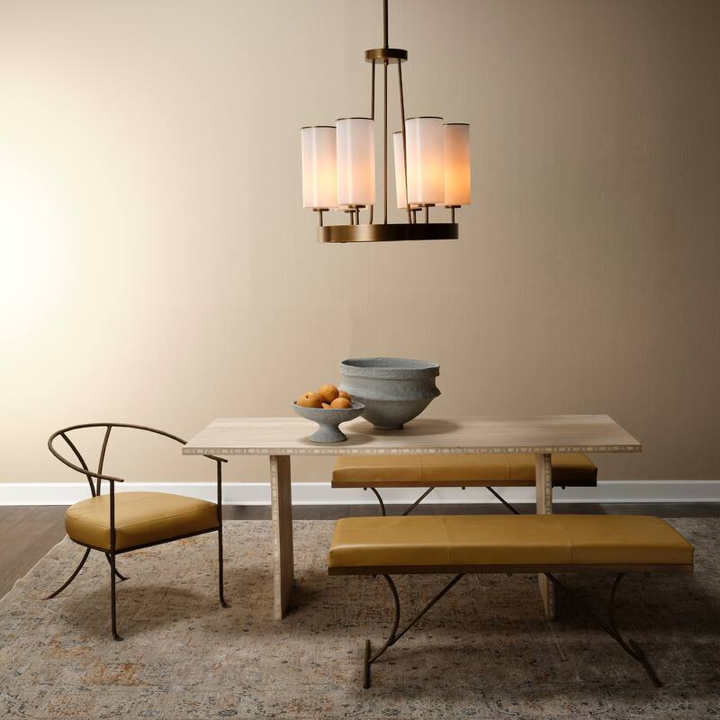 Jamie Young Kingdom Glass 6-Light Chandelier
