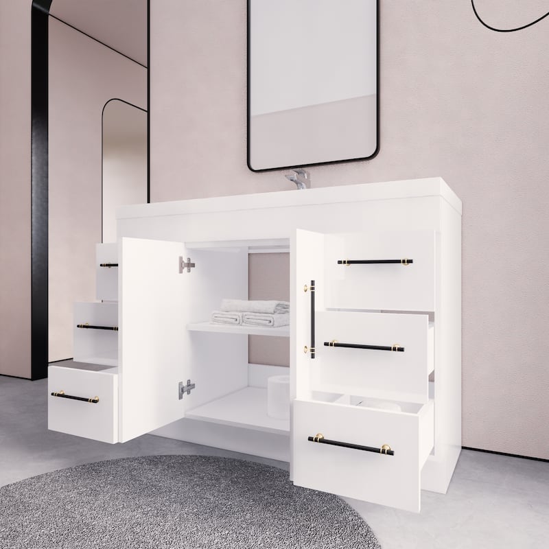 Eliza 48'' Freestanding Vanity with Single Sink