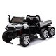 preview thumbnail 26 of 38, 24V 2-Seater UTV-XXL Ride On Truck with Dump Bed for kid,Ride On 4WD UTV with 6 Wheels,Tipping and Openable Rear Cargo Bed Black
