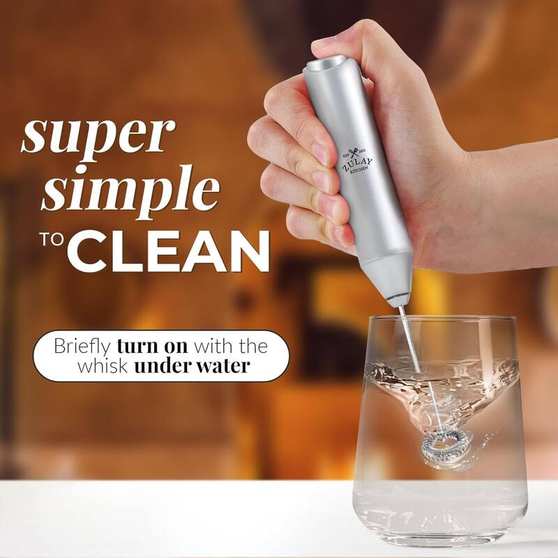 Zulay Kitchen FrothMate Powerful Milk Frother for Coffee