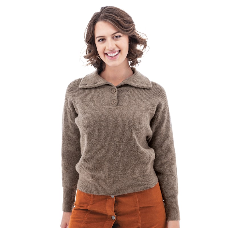 Aventura Women's Quincy Sweater - Black Coffee - M