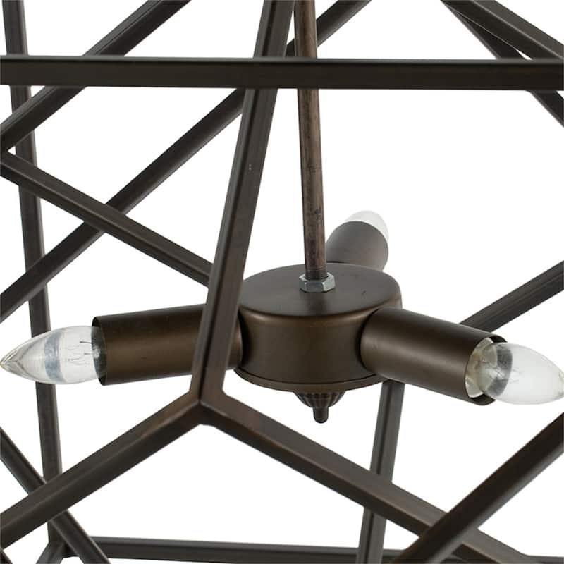 3 Light Metal Chandelier (Bulb Not Included)