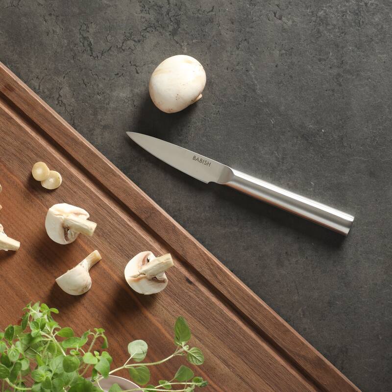 Babish 1.4116 German 3.5-inch Stainless Steel Paring Knife-Kitchen Knife for Peeling, Trimming & Prep Work,