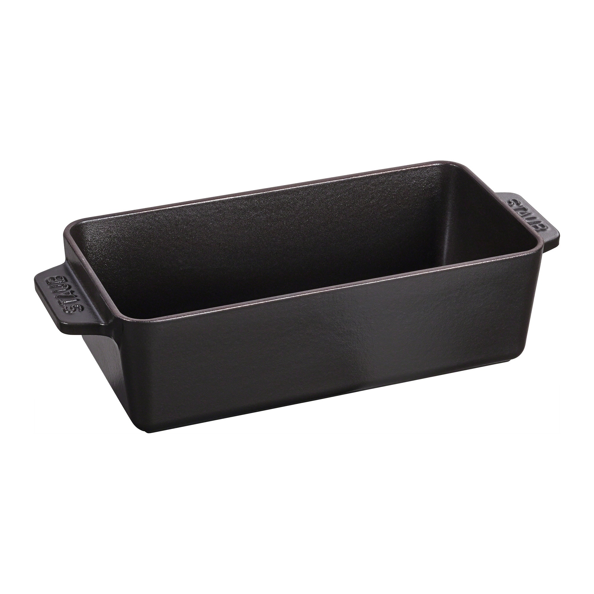 Staub Cast Iron 12.75-inch x 5.25-inch Loaf Pan - Matte Black - 12.75x5.25-inch