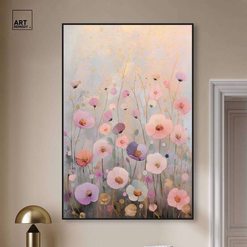 Tiny Blooms II Canvas by Art Remedy