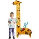 preview thumbnail 13 of 11, Wooden Giraffe Sensory Wall Game, Activity Toy Growth Chart for Playroom, Nursery, Preschool, and Doctors' Office