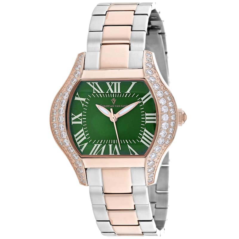 Christian Van Sant Women's Bianca Green Dial Watch - CV1835 - 6 (36)