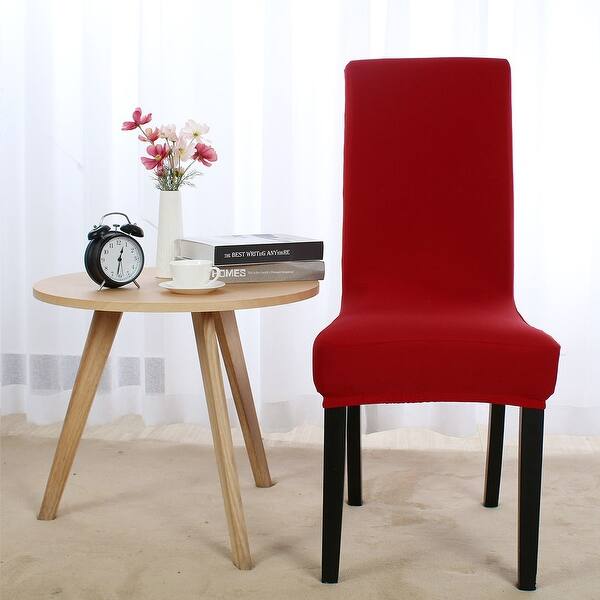 Shop Christmas Gift Spandex Bedroom Elastic Stretchy Washable Chair Seat Decoration Cover Slipcover 4pcs Overstock 28884781