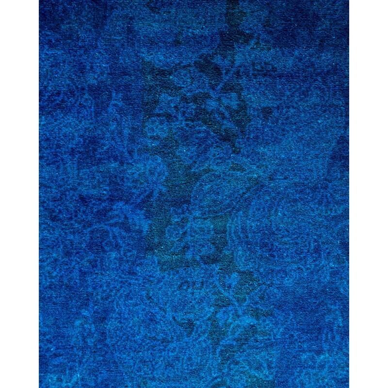 Fine Vibrance One-of-a-Kind Hand-Knotted Area Rug - Blue, 3' 1" x 5' 1" - 3' 1" x 5' 1"