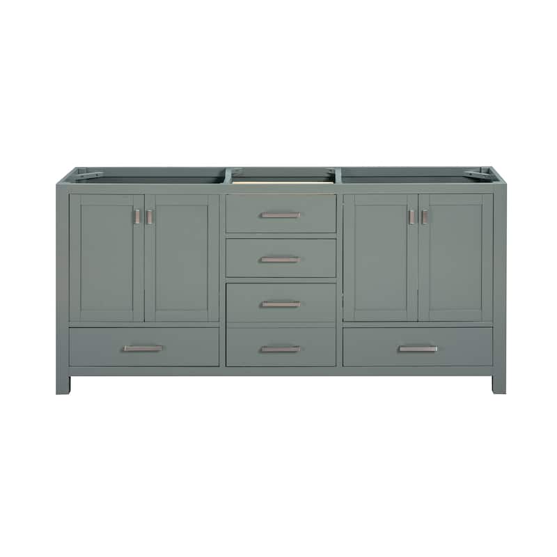 Avanity Modero 72 in. Double Bathroom Vanity Cabinet - 72"W x 21"D x 34"H - Smoke Green