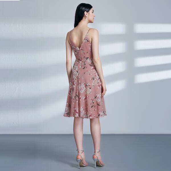Shop Ever Pretty Womens Floral V Neck Summer Casual Party Cocktail