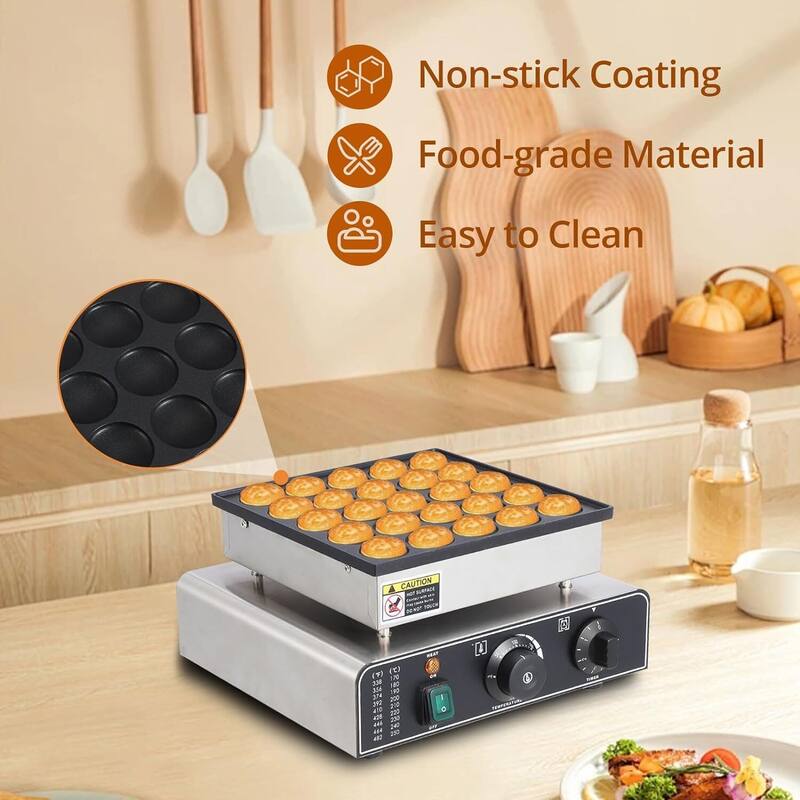 Commercial Electric Mini Muffin Maker, Pancakes Maker Machine