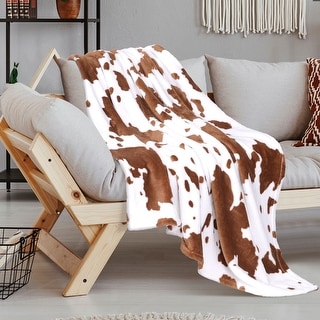 Better homes and gardens cow print blanket hotsell