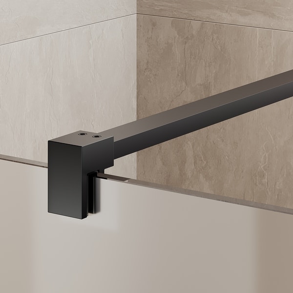 Elegant Frameless Fixed Glass Panel Shower Doors 72inch High with