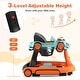 preview thumbnail 31 of 46, Babyjoy 6-in-1 Baby Walker with Canopy, Music, Lights, Speed/Height - See Details