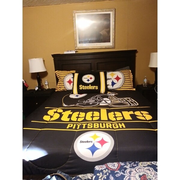 Steelers King Comforter Set On Sale Overstock 25613504