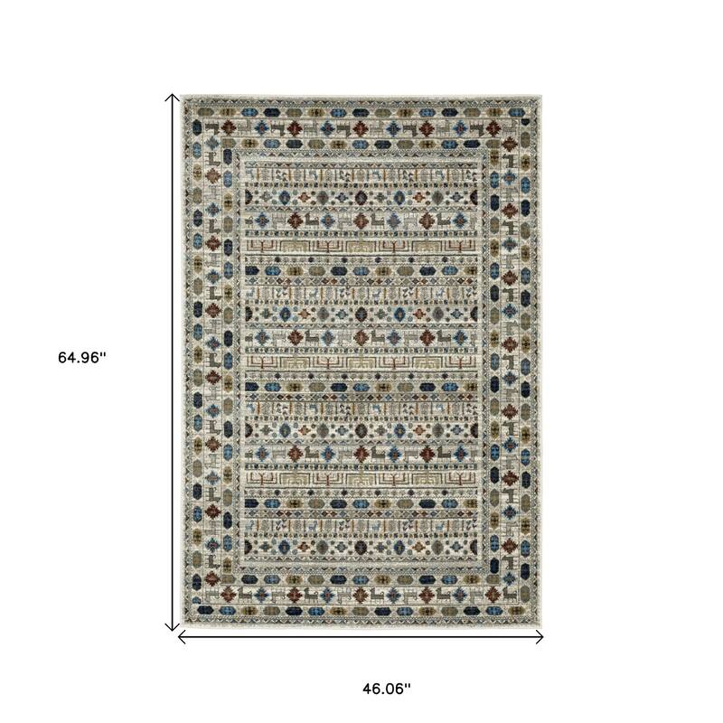 HomeRoots Tribal Bohemian Runner Area Rug
