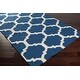 preview thumbnail 16 of 32, Hand-Woven Esme Moroccan Trellis Reversible Flatweave Wool Rug - 4' x 6'