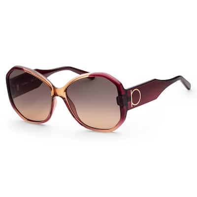 Ferragamo Women's 61mm Wine Caramel Sunglasses SF942S-6117212