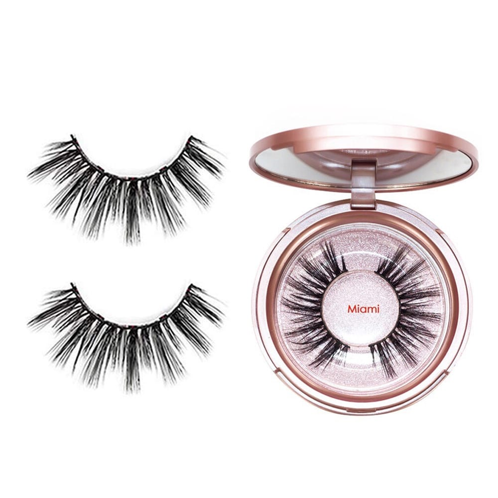 Magnetic Eyeliner With 3D Magnetic Eyelashes & Tweezers Waterproof Kit (Eye Makeup Primer - 1 Piece)