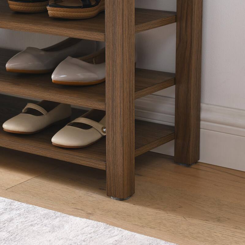 Height-Adjustable Long Shoe-Changing Bench